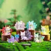 Celebridade da Internet Jogo para Celular Segunda Geração Kunlun Raposa de Nove Caudas Desenho Animado Pequena Raposa Demoníaca Brilhante Caixa Surpresa da Moda Figura de Coleção