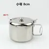 Frasco de acero inoxidable para condimentos de restaurante con asa, botella de condimentos engrosada, caja de condimentos para el hogar, salero, azucarero, recipiente para chiles