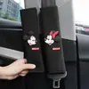 Suministros para coche caricatura funda para cinturón de seguridad cubierta protectora para hombro de seguridad alargada para hombres y mujeres lindo traje de decoración de coche Decoración interior