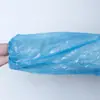 Mangas Desechables de Plástico PE Color Blanco Lechoso Azul Transparente Impermeables y a Prueba de Aceite Mangas Hechas a Máquina para Cocina Casera Fábrica de Alimentos