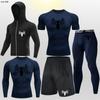 Pantalones Cortos de Atletismo Transpirables de Secado Rápido para Correr Transfronteriza Pantalones Ajustados Entrenamiento Deportivo Fitness Deportivo Examen Físico Juego de Cinco Piezas Alta Elasticidad Transpirable