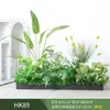 Paisagismo com Plantas Verdes Simulação Floreira Divisória de Piso Arte Floral de Chão Paisagem de Plantas Combinação de Floreira Flor Artificial em Vaso Bonsai Decoração