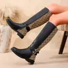 Botas de Caballero 2026 para Mujer, Invierno 3 Nuevo Modelo, Suela Gruesa, Talla Grande 58 Botas Largas