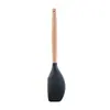 Amazon Conjunto de utensílios de cozinha de silicone com cabo de madeira, resistente à temperatura, panela antiaderente, pá de silicone doméstica, colher de silicone, conjunto de pá