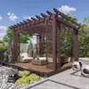 ¿La madera es propensa a pudrirse, el hierro es propenso a oxidarse? La pérgola de aleación de aluminio para uvas es la solución integral