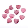 Venta Caliente Transfronteriza 2cm Polvo de Piedra Natural Cristal Corazón Turquesa Gema Cristal Accesorios para Joyería DIY