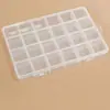 Pastillero transparente desmontable de 10 compartimentos, caja de plástico para aparejos de pesca, caja organizadora de joyas, caja de piezas multi-compartimento, caja de almacenamiento de joyas