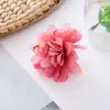Diseño original nueva cabeza de flor de peonía gasa hecha a mano flor tridimensional hogar boda decoración de boda