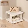 Sapateira multicamadas para hall de entrada, armário de sapatos pequeno e estreito para uso doméstico, adequado para apartamentos de aluguel e dormitórios, pequeno rack de armazenamento, novo modelo 2026
