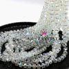 Cuentas de cristal de 10 mm para rueda con agujero pasante, accesorios de joyería hechos a mano, DIY, aretes, collar, pasador para el cabello, diadema, Navidad