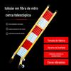 Tubo de plástico reforçado com fibra de vidro isolado cerca telescópica cerca de isolamento escolar de segurança cerca de energia cerca móvel