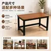 Mesa de escritório simples em madeira maciça, mesa de computador para casa, mesa de estudo, mesa de centro para sala de estar, penteadeira de quarto com pés ajustáveis