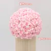Nueva Bola de Flores Flor Artificial Rosa Bola Redonda Hortensia Estilo Coreano Decoración de Boda Marcador de Camino Gypsophila Adorno de Arreglo Floral Terminado