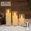 Vela LED Recargable 220V con Oscilación Digital, Luz Ambiental Romántica Cálida Creativa para Boda, Bar, Fiesta