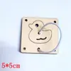 DIY Quadro de Atividades Acessórios Graffiti Pintados à Mão Despertador Engrenagem Madeira Desenvolvimento Madeira Li Zhi Decoração de Ensino Pingente de Natal