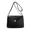 Bolsa de Ombro Feminina 2024 Moda Transfronteiriça Bolsa Transversal de Nylon com Múltiplos Compartimentos Leve para Mãe de Meia-Idade Porta-Celular