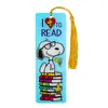 Marcapáginas de Dibujos Animados de Snoopy Lindo Marcapáginas de Lectura de Snoopy Marcapáginas con Colgante de Borla Acrílica de Perrito