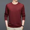 Nueva Camiseta de Manga Larga para Hombre Otoño e Invierno 2025 Sudadera de Cuello Redondo Camiseta Base Casual de Otoño Estampada para Hombre Venta al por Mayor