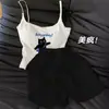Com Bojo Desenho Animado Camisola Pijama para Mulheres Verão Novo Estilo Meninas Estudantes Podem Usar Conjunto de Roupas para Casa