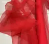 Caramelo Naranja Hoja de Arce Amarillo Caqui Malla Suave Vestido de Novia Vestido Falda Tela Malla Transparente Fondo