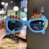 Gafas Polarizadas para Niños Flame Halloween Divertidas para Niños Gafas de Sol de Silicona Protección Solar Gafas de Exterior de Alta Definición Estilo Mech Personalizado