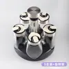 Conjunto de Garrafas de Temperos Suprimentos de Cozinha Garrafas de Temperos Seladas de Vidro Saladeira para Churrasco de Aço Inoxidável Saladeira Selada à Prova de Umidade