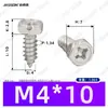 Tornillos Autoperforantes Phillips de Cabeza Avellanada Hexagonal Externa de Acero Inoxidable 304 M3~M8 Estándar Nacional Gb9456 Tornillos Autoperforantes Phillips Hexagonales