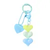 Llavero con colgante de corazón de dopamina, accesorios para hacer tú mismo, accesorios de llave hechos a mano con cuentas, regalos creativos, decoración para mochila