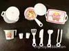 12 Piezas Accesorios para Vajilla de Casa de Juego Caldera de Cocina Pala Taza Utensilios de Cocina Comida en Miniatura Juguetes de Plástico 33.8g