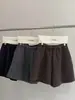 Shorts Trenzados Estilo Coreano, Nuevo Estilo de Invierno, Corte Holgado, Adelgazantes, Shorts Casuales de Pierna Ancha, Shorts para Botas, Leggings