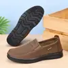 Zapatos de Hombre Verano Nuevos Casuales de Tela Transfronterizos Malla Suela Suave No Cansan Slip-on Zapatos de Papá Transpirables Zapatos para Hombre