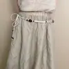 Corrente de Cintura com Contas Estilo Boêmio para Mulheres, Cinto Trançado Estilo Étnico Retrô, Design Antigo, Franjas, Acessórios Versáteis para Roupas