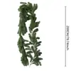 1.8m Plástico pino y ciprés verde vid decoración de boda Navidad festividad vid artificial agujas de pino planta falsa colgante de pared