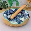 Cama de Gato de Ratán, Esterilla para Dormir de Gato, Esterilla de Verano, Cama Resistente al Desgaste Tejida de Paja para Mascotas, Rascador para Gatos, Esterilla Integrada para Mascotas