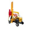 Martillo Perforador de Barrena de Cuatro Ruedas Pequeño, Máquina Tres en Uno para Perforación y Extracción en Carreteras, Maquinaria y Equipo Hidráulico Completo para Trabajos de Pilotes