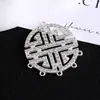 Nuevo Elemento Mongol Completamente Incrustado de Diamantes Nudo Auspicioso Mongol Accesorios Artesanía Tradicional Incrustada de Diamantes Fabricante de Accesorios de Moda Mayorista