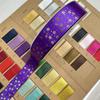Cinta Floral Dorada con Pan de Oro de 2.5 cm para Cajas de Regalo Hechas a Mano para DIY, Moños para Pasteles y Cintas Decorativas