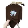 Nova Roupa Térmica Base para Meninas Estilo Outono/Inverno com Gola Meia-Alta Camiseta Interna Estilosa Manga Longa para Bebês e Crianças