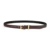 Cinturón de mujer estilo coreano para jeans, simple y moderno, cinturón decorativo delgado para mujer, cinturón versátil estilo coreano para estudiante con cordón