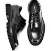 Zapatos de Cuero Superior para Hombre Cuero Genuino Vestido de Negocios Boda Zapatos de Novio Aumentando la Altura Zapatos para Hombre Hechos a Mano Zapatos Derby de Suela Gruesa