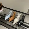 Zapatos de Tacón Alto Puntiagudos para Mujer, Zapatos de Salón de Estilo Coreano de Nicho, Sandalias Elegantes Negras de Tacón Alto Estilo Francés para Otoño e Invierno, Mocasines Cerrados para Mujer