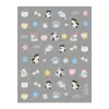 Redanco5D Repujado Ins Popular Dibujos Animados Pegatina para Uñas Bordado Gatito Cachorro Estéreo Pegatina para Uñas Dr1557