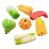 Mini Accesorios de Resina para Frutas y Verduras, Adornos DIY, Gomas para el Cabello, Accesorios para el Cabello, Colgantes, Hebillas para Zapatos, Materiales para Fundas de Teléfono, Pulseras
