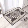 Felpudo de entrada estilo americano al por mayor transfronterizo, tapete de terciopelo de cristal para entrada, alfombra duradera y resistente al desgaste para entrada, se puede etiquetar