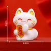 Micro-Paisaje Creativo Lindo Buena Suerte Gato de la Suerte Muñeco Accesorios de Decoración DIY Adornos Pequeños para Coche Escritorio
