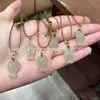 Colgante de Jade Hetian Natural con Figura de Buda, Jade Hetian en Color Agua Clara, Calabaza en Forma de Hoja, y Colgante de Paz para Hombres y Mujeres, con Cadena de Jade
