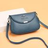 Bolso Bandolera para Mujer, Textura Suave de Cuero, Bolso Cuadrado Pequeño de Moda, Adecuado para Mujeres de Mediana Edad, Madres y Suegras, Casual y Versátil