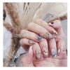 Manicura Estilo Japonés Lámina Metálica de Mica Set Celebridad de Internet Ultra-Delgada Alto Brillo Exposición Japonesa Decoración de Parche para Uñas