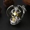 Joyería de plata de ley S925 al por mayor moda plata tailandesa punk calavera pterosaurio creativo hombre y mujer tendencia colgante personalizado