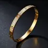 Pulsera de Acero de Titanio para Mujer con Cierre Tachonado de Diamantes, Nicho de Gama Alta, No se Desvanece, Versátil, Joyería de Acero Inoxidable Estilo Ins al por Mayor